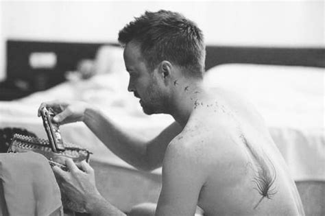 does aaron paul have tattoos|aaron paul breaking bad tattoo.